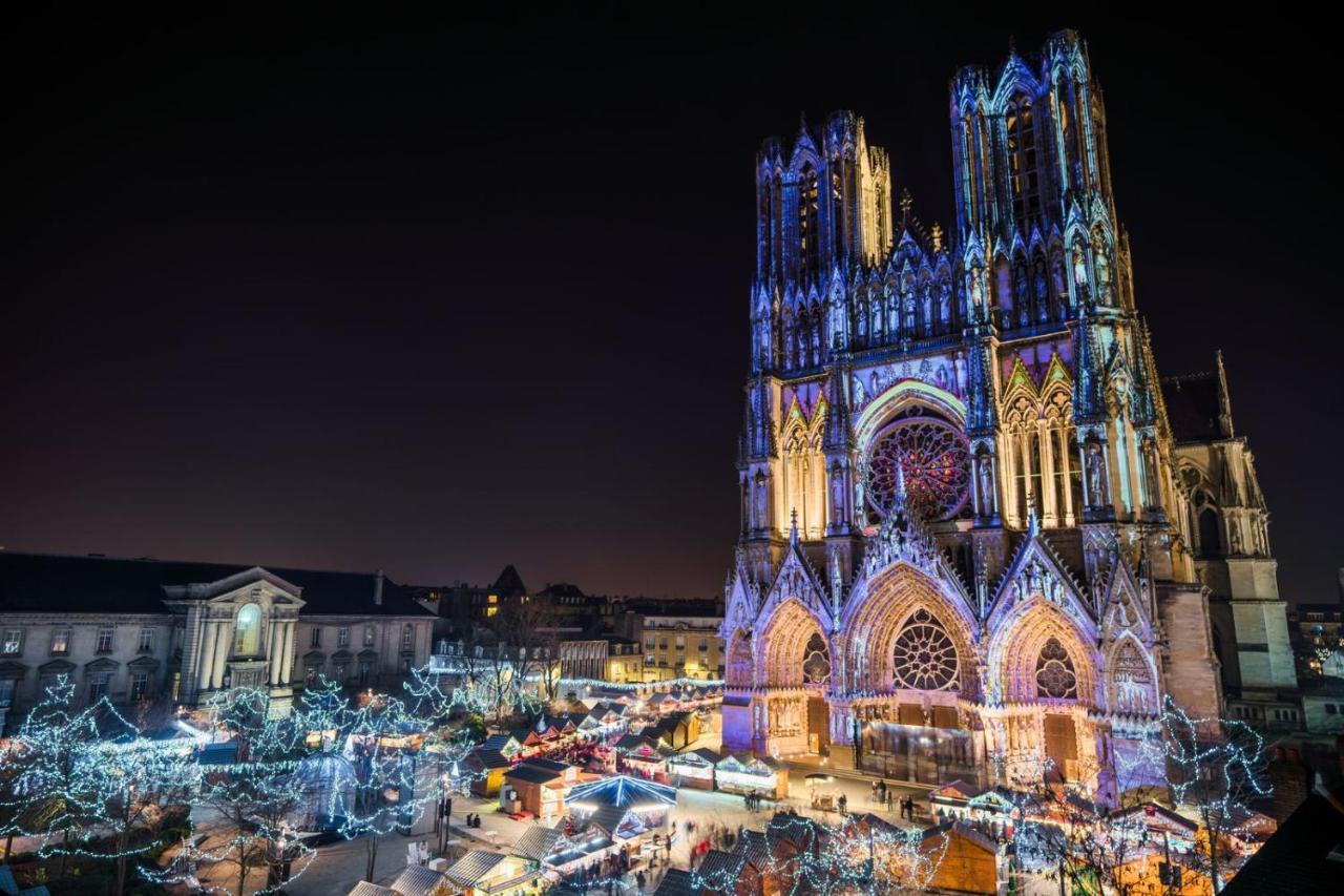 Appartement Refait Par Architecte. Proche De La Gare Et Le Centre De แร็งส์ ภายนอก รูปภาพ